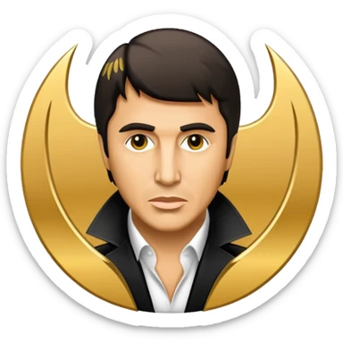 Tony Montana logo sticker