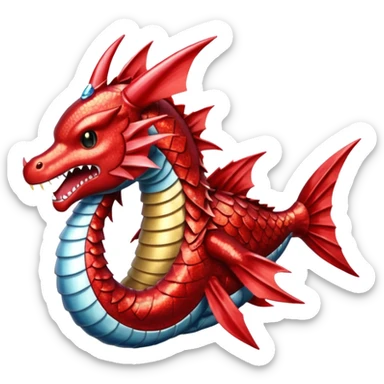 glitter pokemon gyarados sticker