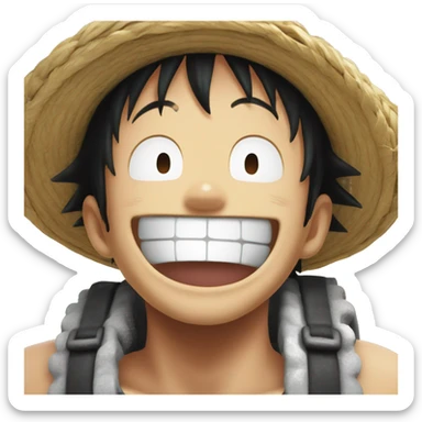 Gear 5 luffy Laughing sticker