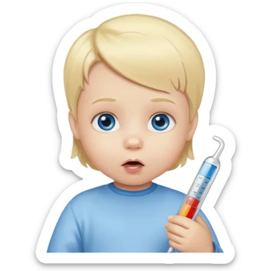 termometro em bebe sticker