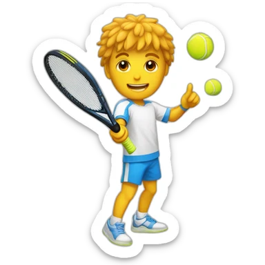 Tennis padel sticker