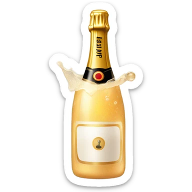 Champagne sticker