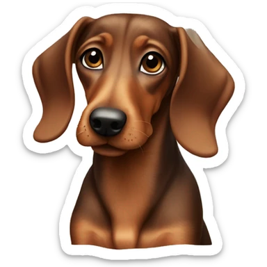 Cute Dackel  sticker