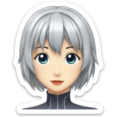 rei ayanami nue sticker