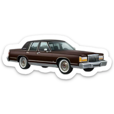 Mercury Grand Marquis  sticker