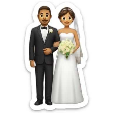 Mariage à l’église  sticker