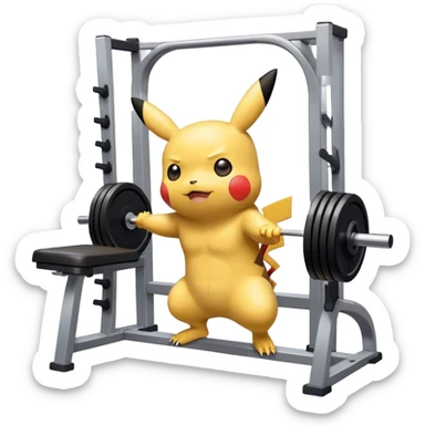 Picachu gym sticker