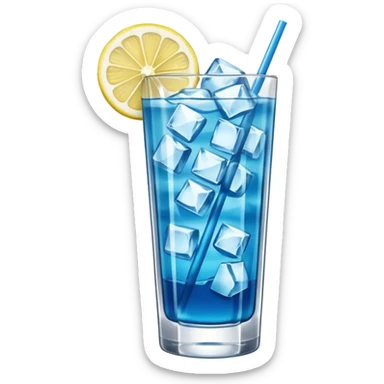 Blue Lagoon Cocktail sticker
