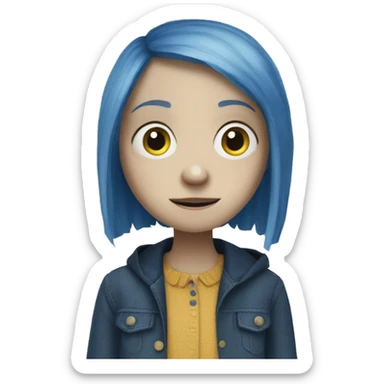 Coraline sticker