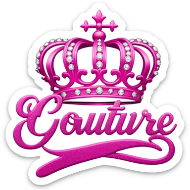 Juicy couture logo sticker