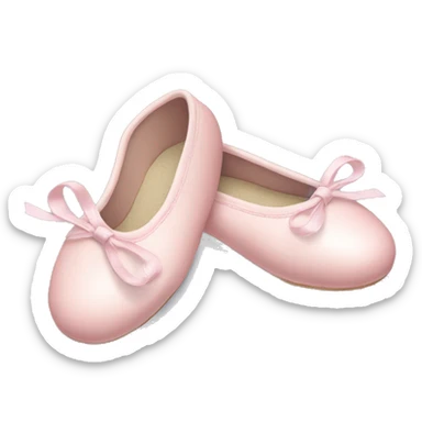 Pale pink ballet shoes sticker