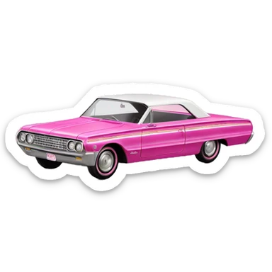 Barbie’s 1963 Oldsmobile Jetfire   sticker