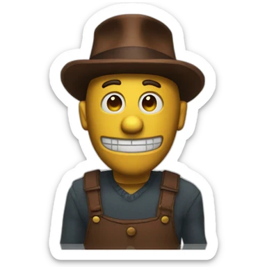 Freddy animatronics sticker