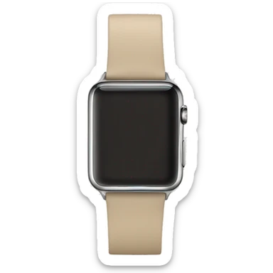 Iwatch beige band sticker