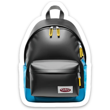 Sac à dos eastpak noir classique  sticker