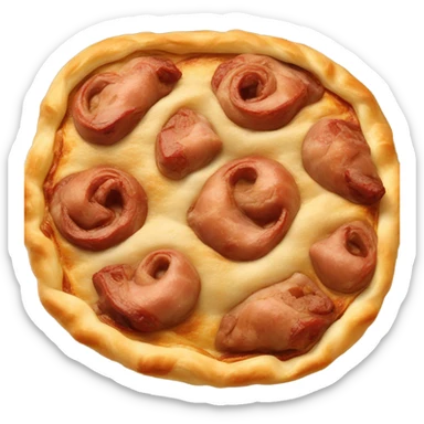 Burek with meat sticker