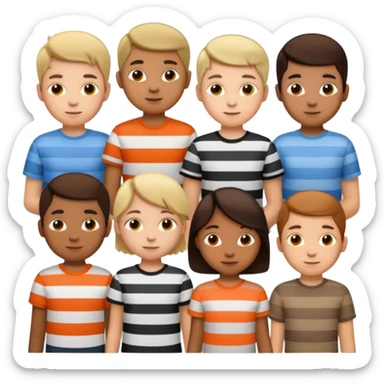 KIDS IN STRIPES sticker