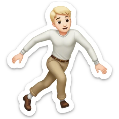 A man tripping out sticker