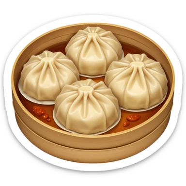 Dumpling love sticker