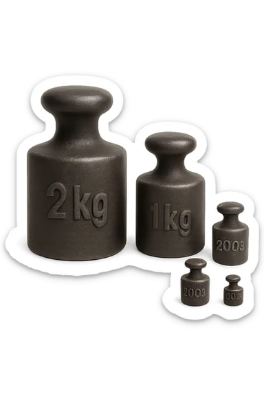 Pesi in ghisa senza sfondo sticker