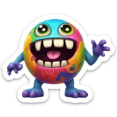 My singing monsters drumpler sticker