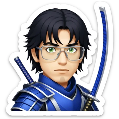 Steadfast Samurai sticker