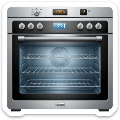 Oven sticker
