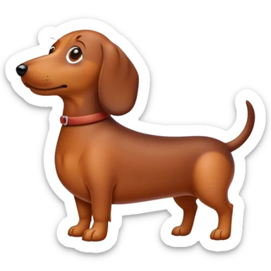 Sausage dog  sticker