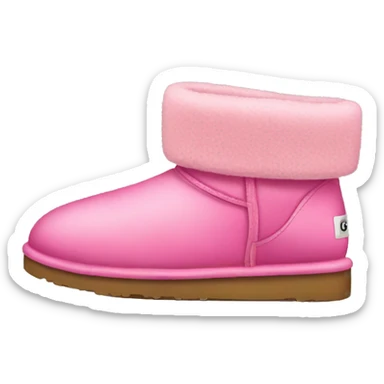 Pink UGG shoes sticker