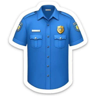 police shirt sticker