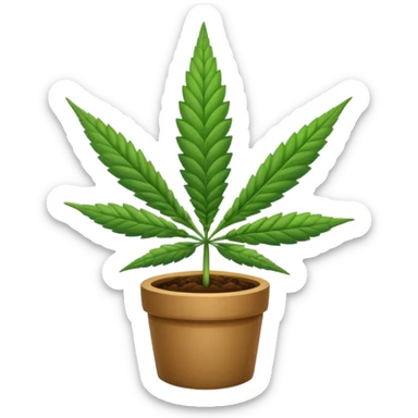 cannabis sticker