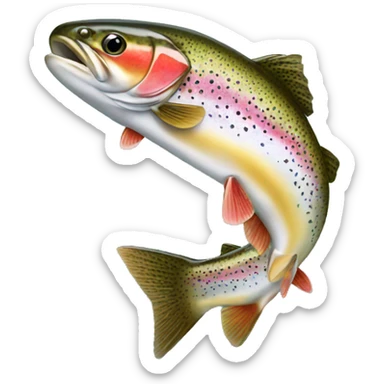 Trout sticker