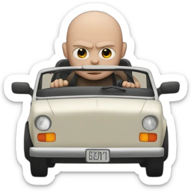 mogwai-driving sticker