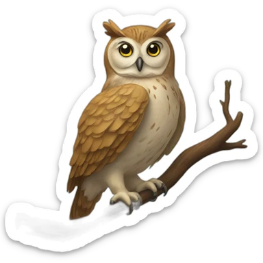 Owl sticker