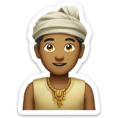 balinese person sticker