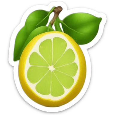 citron vert sticker