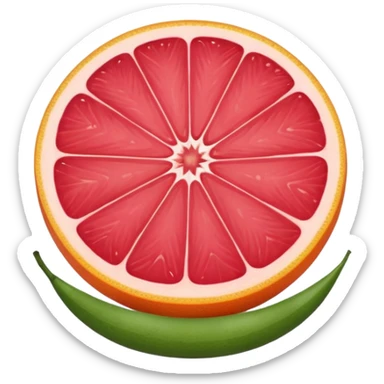 Grapefruit sticker