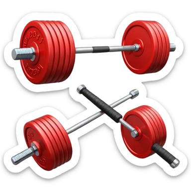 Barbell sticker