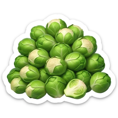 few brussels sprouts  sticker