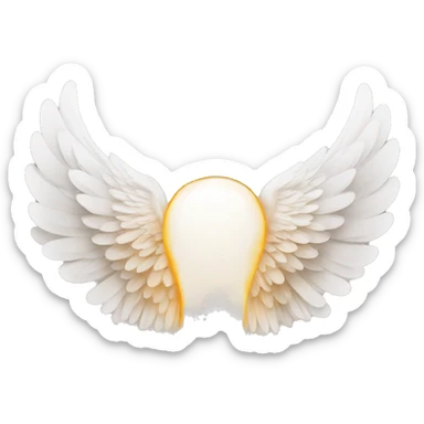 “Molo time is fun time” angel wings, bbq Asian bbq food  sticker