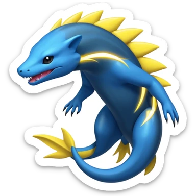 Electric Eel-Manectric-Luxray-Electrike-Pokémon-Fakémon-fusion sticker