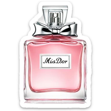 miss dior perfume sticker