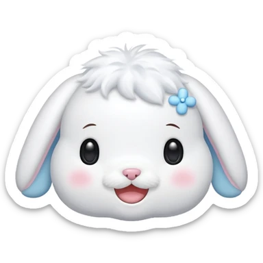 Generate me a cinnamorol emoji sticker