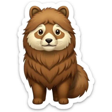 animal mongol sticker