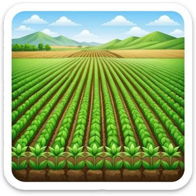 agricultural field sticker