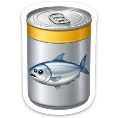 a can of anchovies sticker