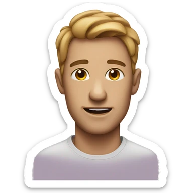 Uncanny Face sticker