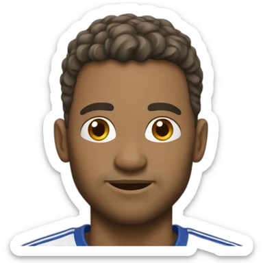 Joueur de foot sticker