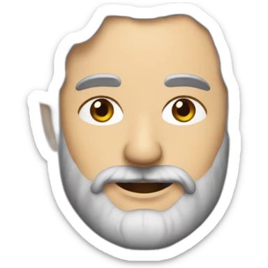 VALERY meladze singer composer mini beard Gray-haired sticker