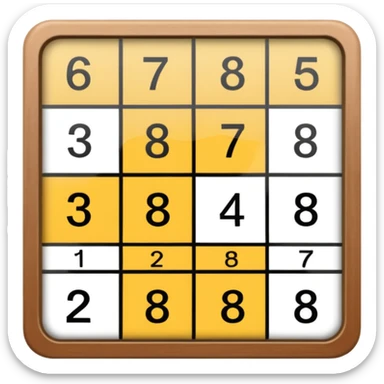 sudoku puzzle sticker